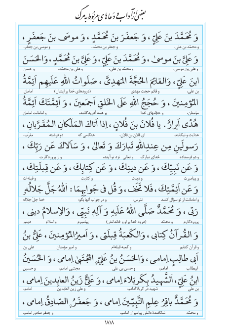 مفاتیح مرکز طبع و نشر قرآن کریم صفحه 1818