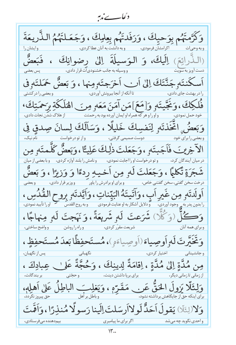مفاتیح مرکز طبع و نشر قرآن کریم صفحه 1300